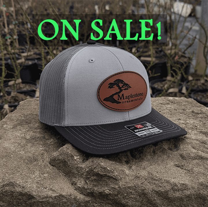 Richardson 112 Hat - Grey/Black/Charcoal/Leather Patch