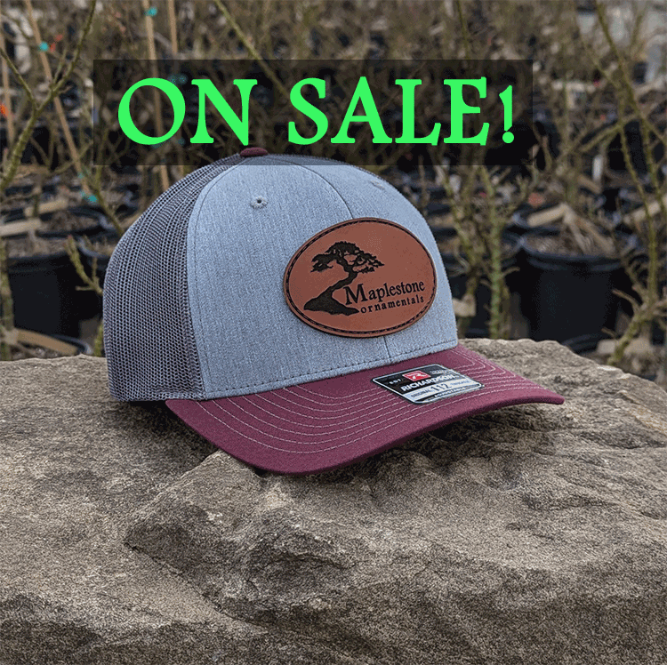 Richardson 112 Hat - Heather Grey/Maroon/Charcoal/Leather Patch
