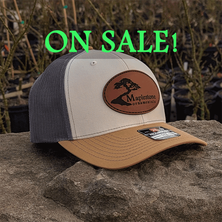 Richardson 112 Hat - Beige/Charcoal/Amber/Leather Patch