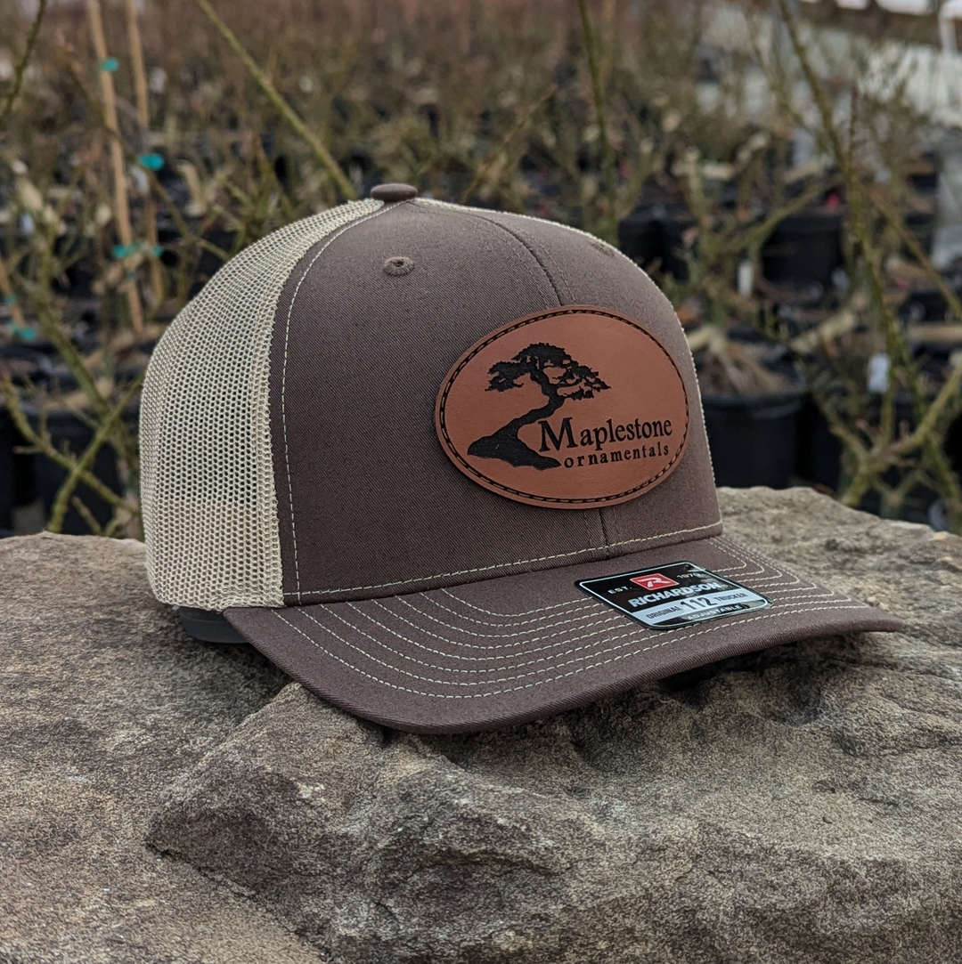 Richardson 112 Hat - Brown/Khaki/Leather Patch